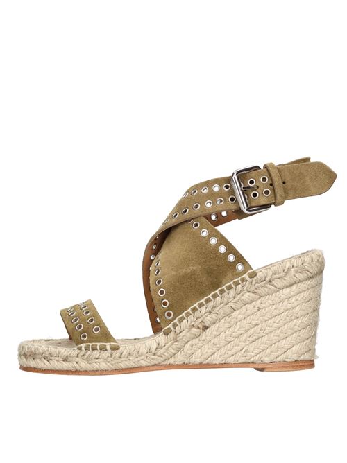 IRIANE model wedges in suede ISABEL MARANT | IRIANE EP0002F-A1C70STAUPE
